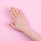 Накладные ногти, 24 шт, с клеевыми пластинами, форма миндаль, матовый/голография, цвет бежевый - Фото 12