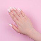 Накладные ногти, 24 шт., с клеевыми пластинами, форма миндаль, с блёстками, голографические, белые - Фото 8