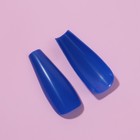Накладные ногти, 24 шт, форма балерина, цвет тёмно-синий - Фото 4