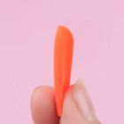 Накладные ногти, 24 шт, форма балерина, цвет неоновый оранжевый - фото 7828530