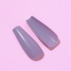 Накладные ногти, 24 шт, форма балерина, цвет сиреневый - Фото 4