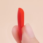 Накладные ногти, 24 шт, форма балерина, цвет красный - фото 7828542
