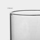 Баночка стеклянная для специй с бамбуковой крышкой BellaTenero «Эко», 200 мл, 6,5×8,5 см - Фото 3