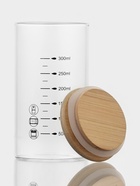 Банка для сыпучих BellaTenero «Эко», 300 мл, 6.7×13.7 см, с мерной шкалой, с бамбуковой крышкой, стекло, прозрачная - Фото 2