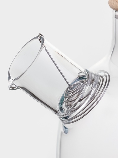 Заварочный чайник BellaTenero «Эко», 1 л, с бамбуковой крышкой, металлический фильтр, стекло