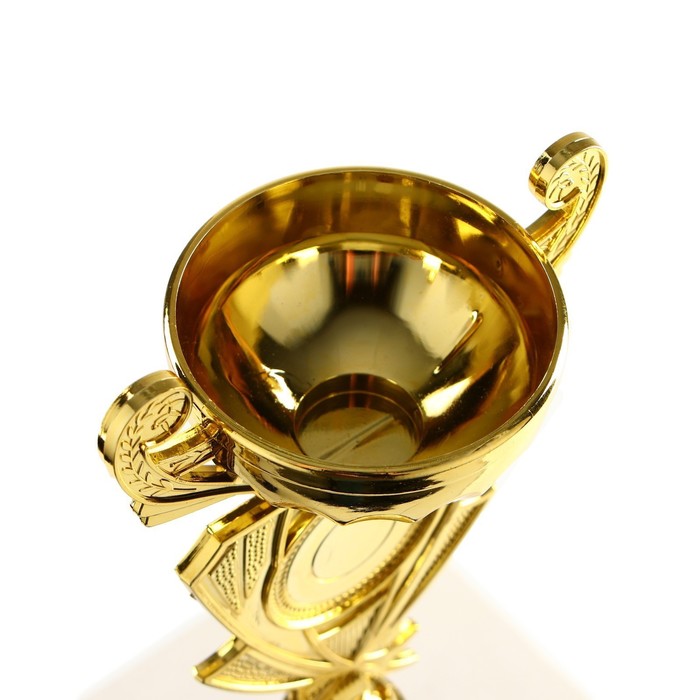 Кубок 182B, наградная фигура, золото, подставка пластик, 24 × 12 × 8,5 см. - фото 1909356380