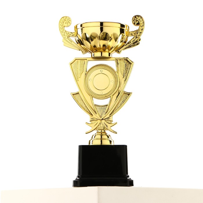Кубок 182C, наградная фигура, золото, подставка пластик, 21 × 10,7 × 7,5 см. - фото 1909356386