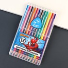Цветные карандаши, 12 цветов, трехгранные, Человек-паук - Фото 3