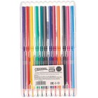 Карандаши цветные 12 цветов в пластиковом пенале с подставкой, "Супер-мен", Человек-паук - фото 7828823
