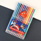 Цветные карандаши, 12 цветов, трехгранные, Мстители - Фото 6