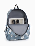 Рюкзак школьный «Мишки» для девочки, с пеналом, 3 кармана, 28×12×43 см, серый - Фото 13