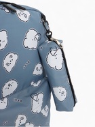 Рюкзак школьный «Мишки» для девочки, с пеналом, 3 кармана, 28×12×43 см, серый - Фото 8