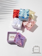 Коробочка подарочная под кольцо, серьги «Сердца», 5×5 см, (полезная часть 4.5×4.5 см,) МИКС - Фото 1