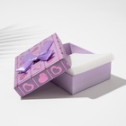 Коробочка подарочная под набор «Сердца», 7×9 см, (полезная часть 6.5×8.5 см,), МИКС - Фото 4