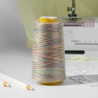 Нитки мультиколор 40/2, 2700 м, разноцветные - Фото 4