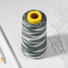 Нитки мультиколор 40/2, 2700 м, чёрные, белые - Фото 3