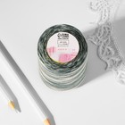 Нитки мультиколор 40/2, 2700 м, чёрные, белые - Фото 5