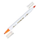 Набор маркеров 12 цветов, двусторонние, пулевидный и кистеобразный наконечники - Фото 2