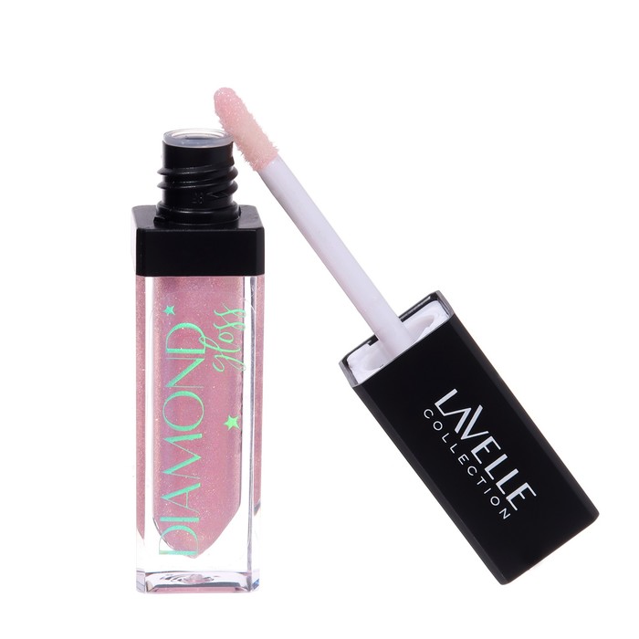 Блеск для губ LavelleCollection diamond gloss тон 04 бриллиантово-розовый, 5 мл - Фото 1