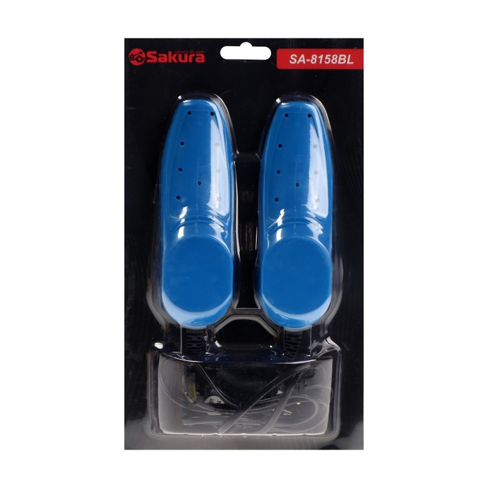 Сушилка для обуви Sakura SA-8158, 75°С, пластик, синий - фото 1899109689