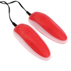 Сушилка для обуви Sakura SA-8159R, 75°С, пластик, подсветка, красный - фото 25236679