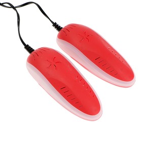 Сушилка для обуви Sakura SA-8159R, 75°С, пластик, подсветка, красный