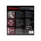 Отпариватель Sakura SA-3920BR, напольный, 2000 Вт, 1.7 л, 30 г/мин, шнур 1.5 м, розовый - Фото 10