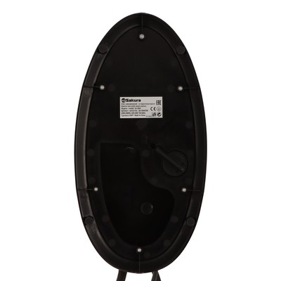 Парогенератор Sakura SA-3065CBK, 2400 Вт, керамическая подошва, 1.1 л, 130 г/мин, чёрно-золотой