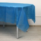 Скатерть одноразовая «Тёмно-синяя», спанбонд, 140 х 180 см - Фото 2
