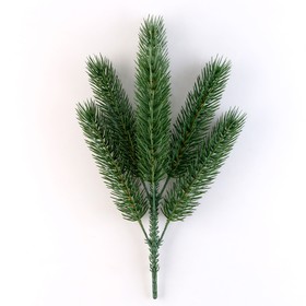 Еловая ветка зелёная, размер: 42 × 26 см, 1 шт.
