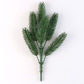 Еловая ветка зелёная, размер: 36 × 20 см, 1 шт.