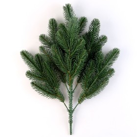 Еловая ветка зелёная, размер: 46 × 32 см, 1 шт.