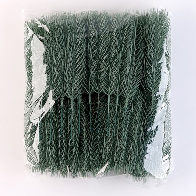 Ветка еловая голубая, 21×4 см, набор 50 шт.