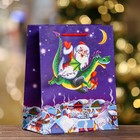 Пакет подарочный "Дед Мороз и Дракоша" , 18 х 22,3 х 10 см - фото 11422400