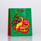 Пакет подарочный новогодний ламинированный «Дракон», 18×22.3×10 см - Фото 3