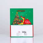 Пакет подарочный новогодний ламинированный «Дракон», 18×22.3×10 см - Фото 4