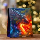Пакет подарочный "Огненный дракон" , 26 х 32 х 12 см - фото 11422418