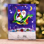 Пакет подарочный новогодний ламинированный «Дед Мороз и Дракоша», 33×42.5×10 см - Фото 2