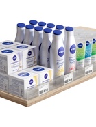 Ценникодержатель полочный самоклеящийся с ограничителем, 1000 мм, прозрачный - Фото 3