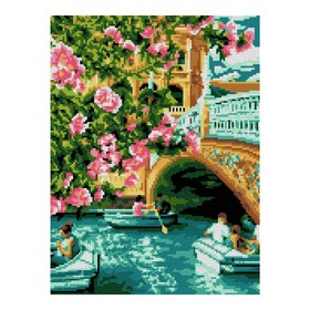 Алмазная мозаика, 30 × 40 см, полное заполнение «Мост в Севильи»