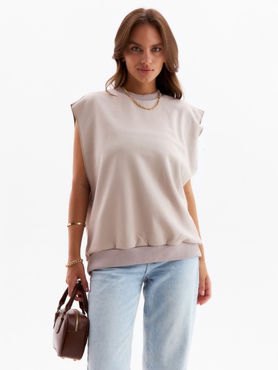 Жилет женский MINAKU: Casual Collection, молочный, размер 42-44