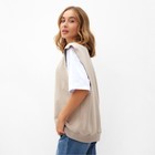 Жилет женский MINAKU:Casual Collection цвет молочный, р-р 46-48 - Фото 3