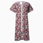 Халат женский, цвет красный, размер 52 - фото 24354180