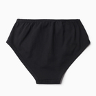 Трусы женские слипы, цвет чёрный, размер 50 - фото 27195414