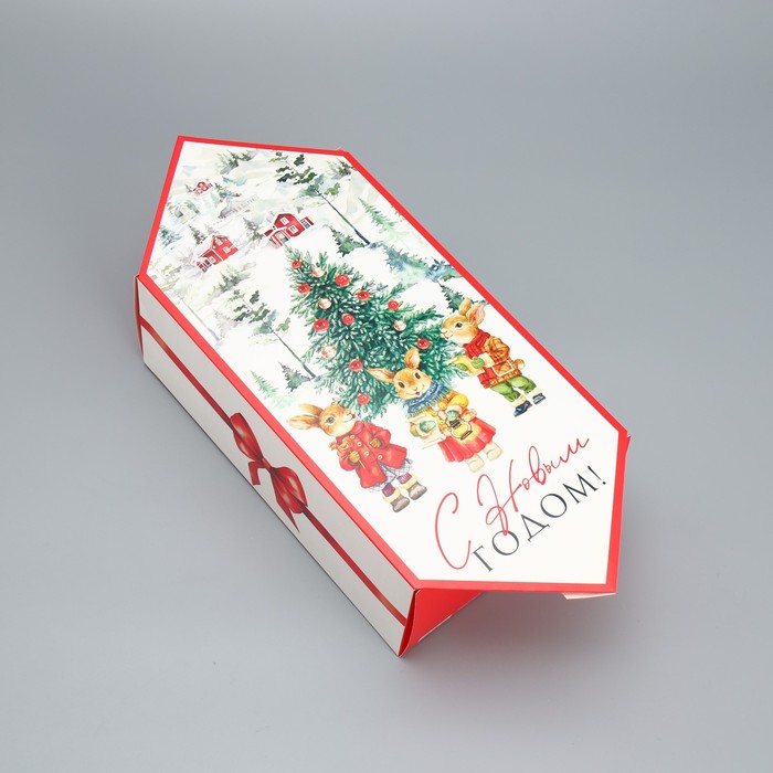 Сборная коробка‒конфета «С Новым годом!», 18 х 28 х 10 см, Новый год