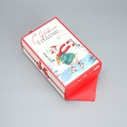 Коробка - конфета подарочная новогодняя складная «С Новым годом!», 18 х 28 х 10 см, Новый год (комплект 5 шт) - фото 23156713