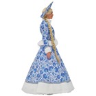 Карнавальный костюм «Снегурочка Купеческая», цвет синий, р. 52-54 - фото 30060708