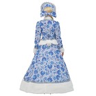 Карнавальный костюм «Снегурочка Купеческая», цвет синий, р. 52-54 - фото 30060709