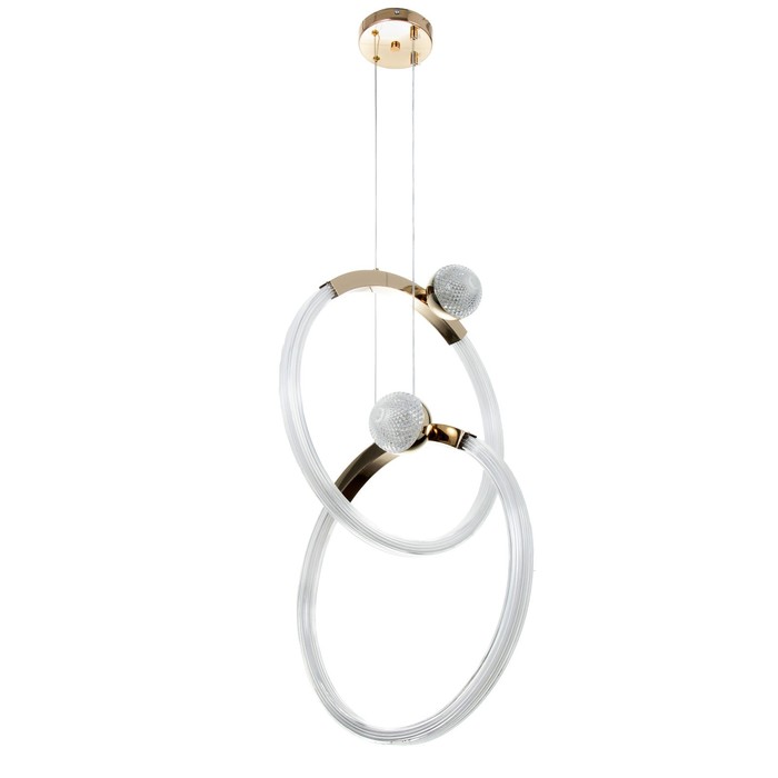 Светильник BayerLux «Ланел» 2хLED 90 Вт золото 39.5×10.5×65-185 см - Фото 1