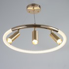 Светильник BayerLux "Виати" LED 57Вт золото 50х50х14-100 см - фото 23173512